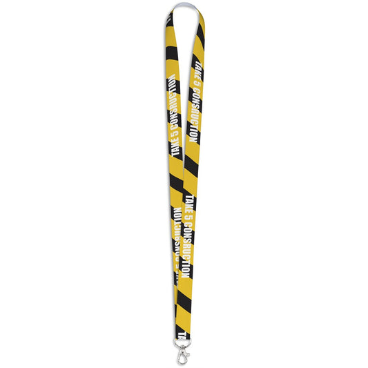 Snap Hook Clip Double-Sided Sublimation Petersham Lanyard