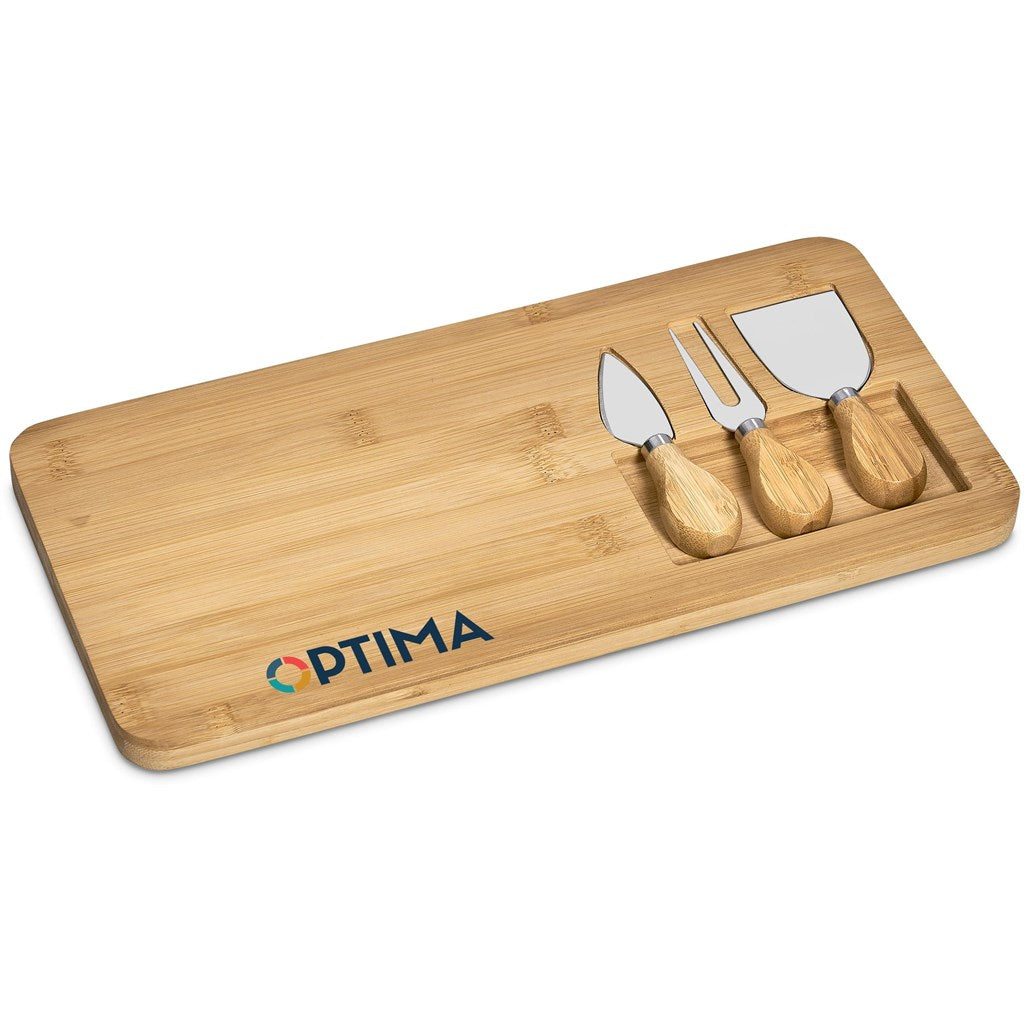 Okiyo Chizu Bamboo Cheese Board Set