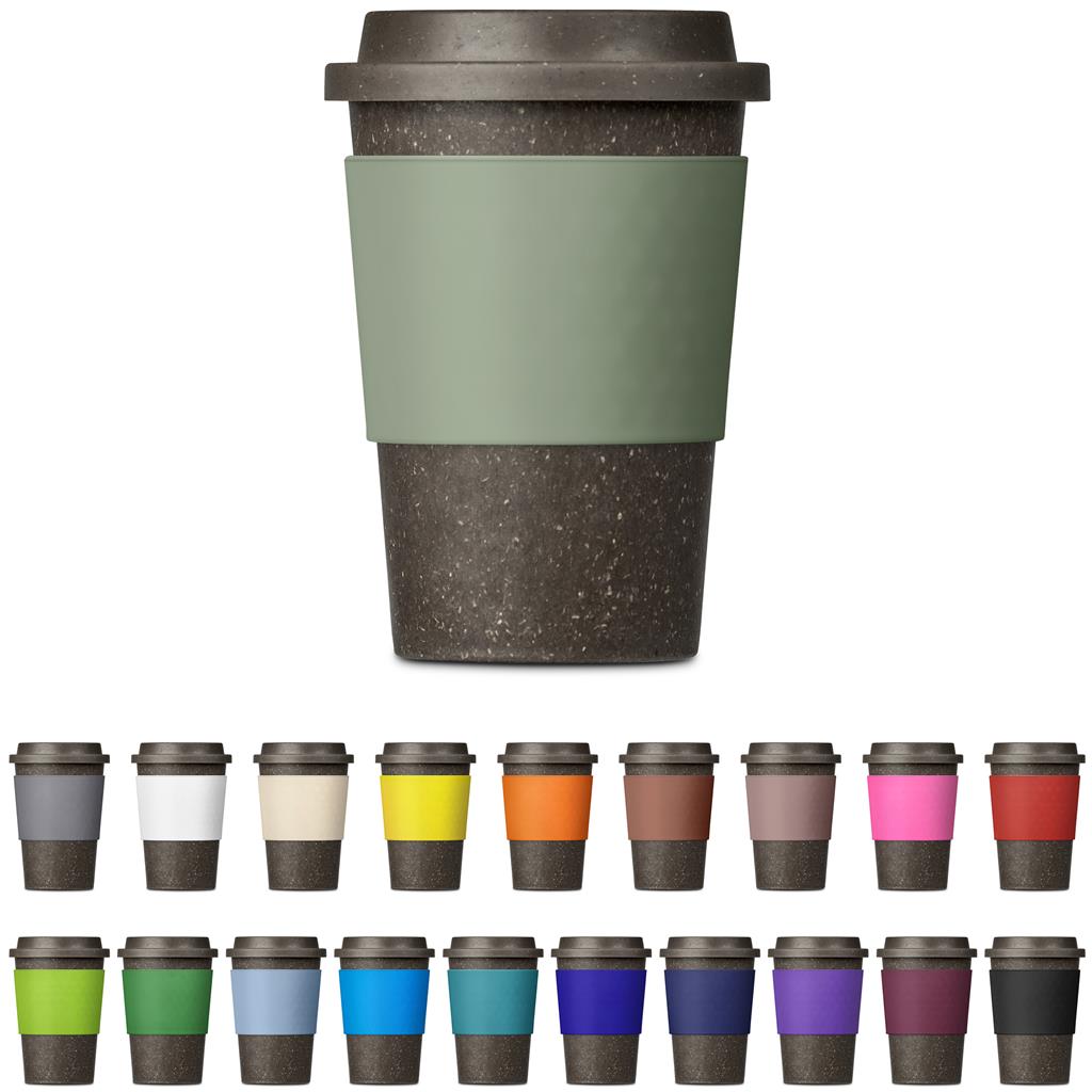 Kooshty Brown Bean Plastic Double-Wall Tumbler – 400ml