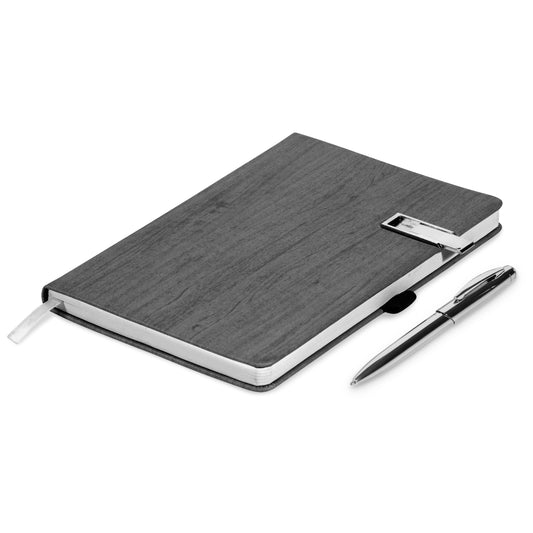 Altitude Oakridge A5 Hard Cover Flash Drive Notebook - 8GB