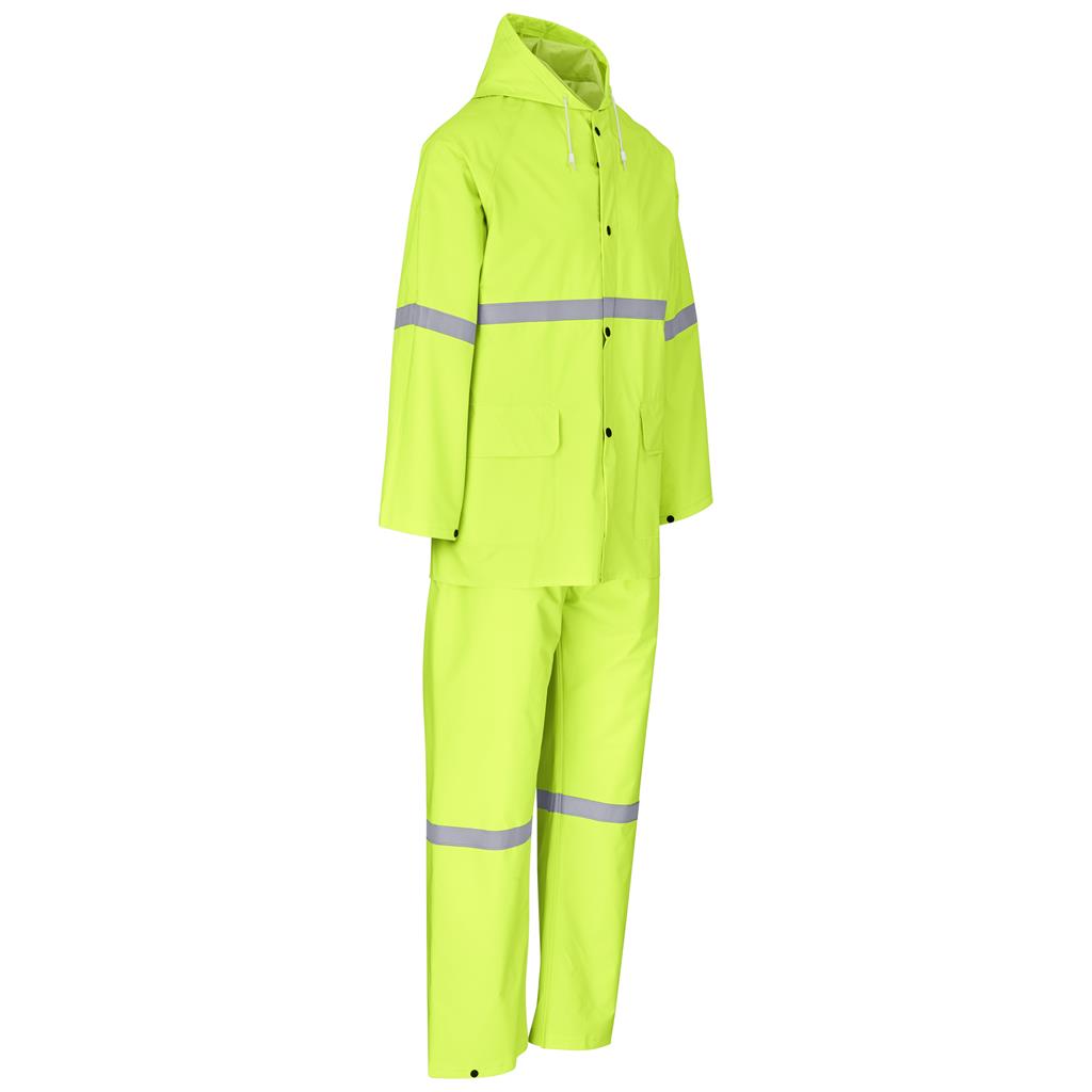 Light Duty Tornado Hi-Viz Reflective Rubberised Rainsuit - Yellow