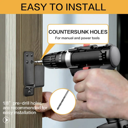 Door Barricade Brackets Heavy Duty Security U Bracket As Door  Reinforcement Stopper Lock