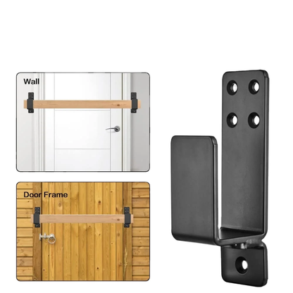 Door Barricade Brackets Heavy Duty Security U Bracket As Door  Reinforcement Stopper Lock