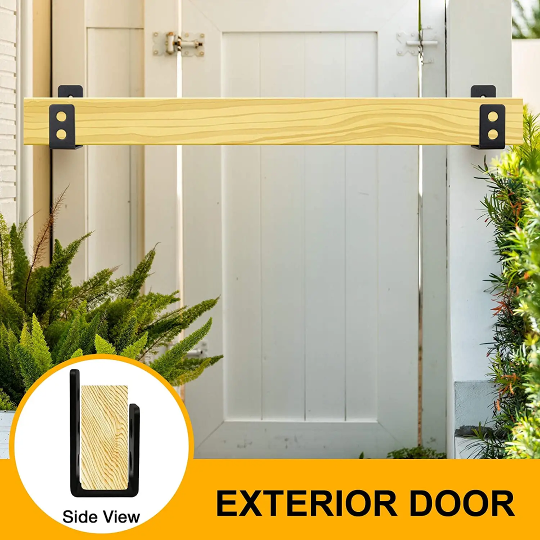 Door Barricade Brackets Heavy Duty Security U Bracket As Door Stopper Lock