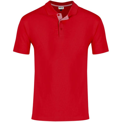 Mens New York Golf Shirt - Red