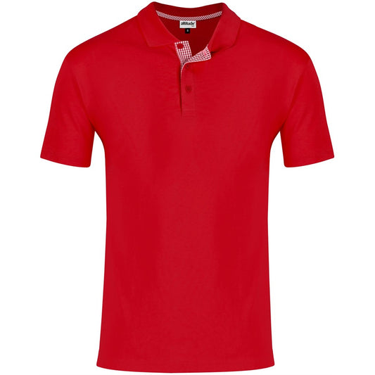 Mens New York Golf Shirt - Red