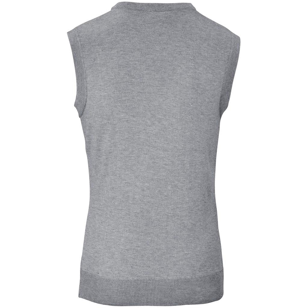Mens Sleeveless Peru V-Neck Jersey - Grey