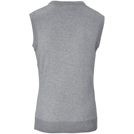 Mens Sleeveless Peru V-Neck Jersey - Grey