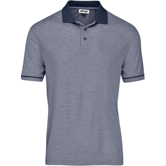 Mens Verge Golf Shirt - Blue