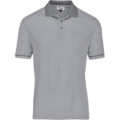 Mens Verge Golf Shirt - Light Grey