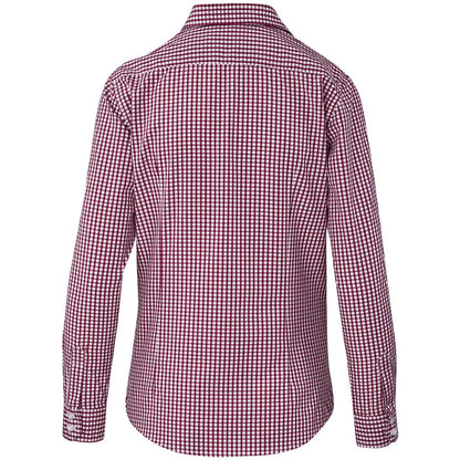 Ladies Long Sleeve Kenton Shirt - Red