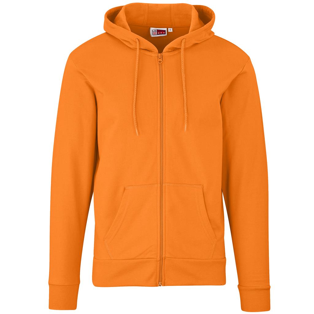 Mens Bravo Hooded Sweater - Orange