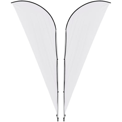 Legend 2M Sublimated Sharkfin Double-Sided Flying Banner - 1 complete unit