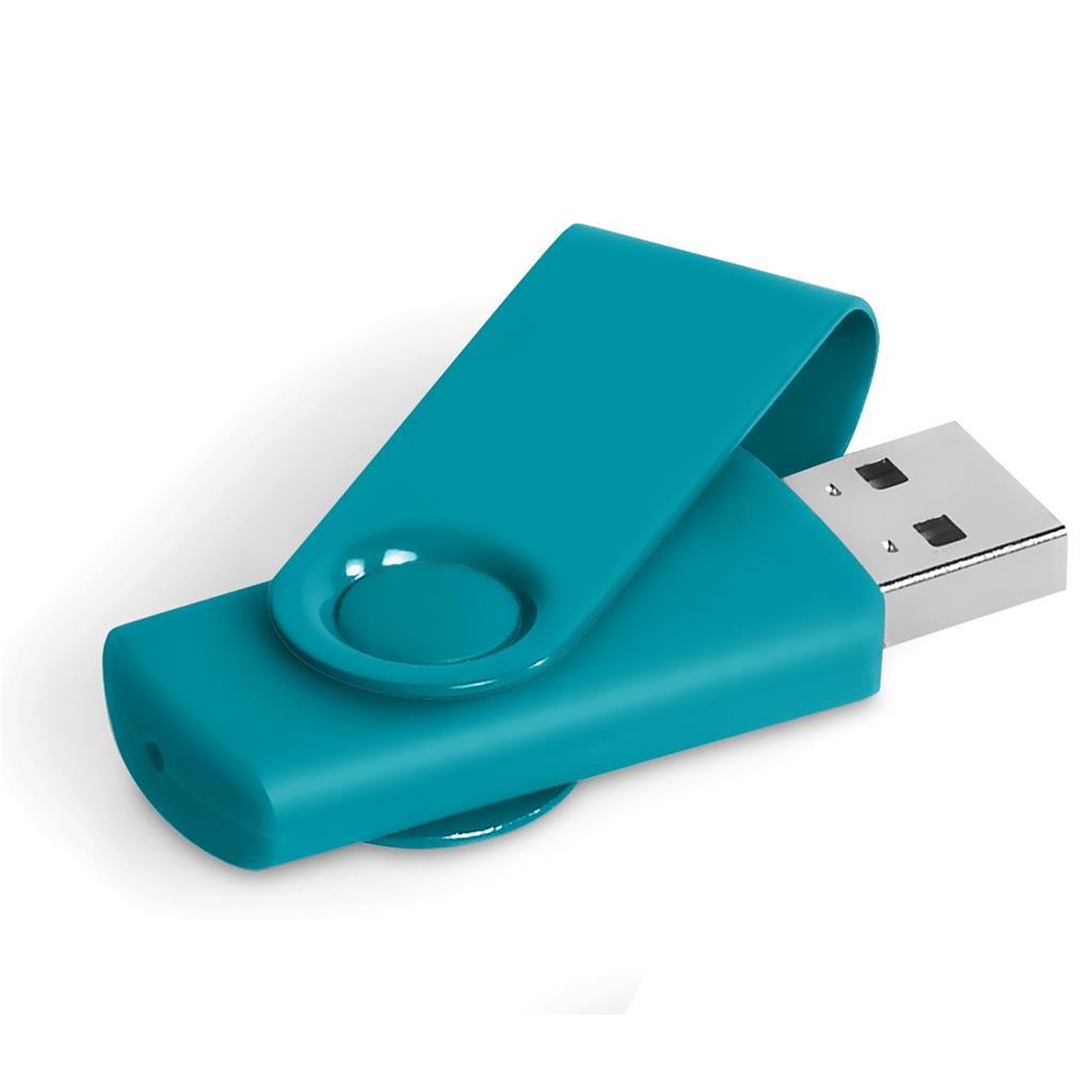 Axis Gyro Flash Drive - 8GB - Turquoise