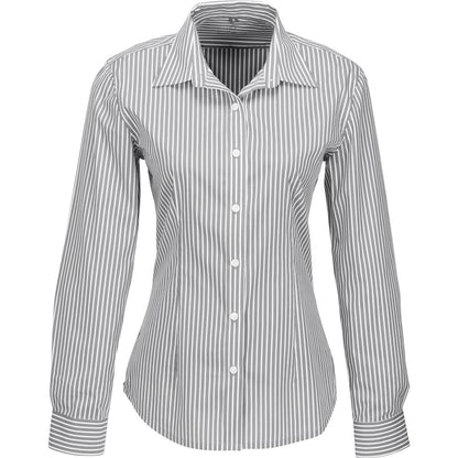 Ladies Long Sleeve Glenarbor Shirt - Grey