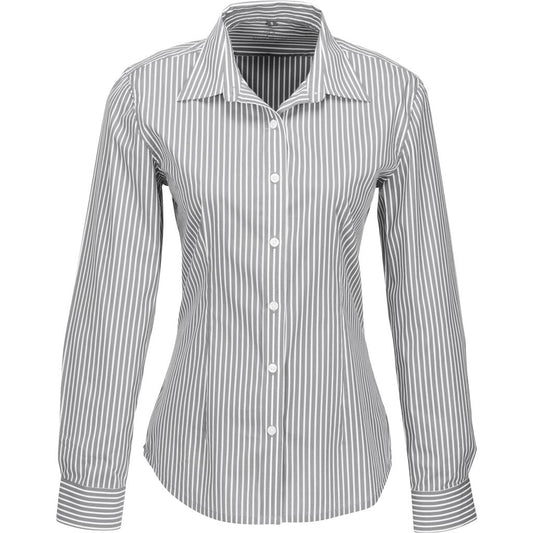 Ladies Long Sleeve Glenarbor Shirt - Grey
