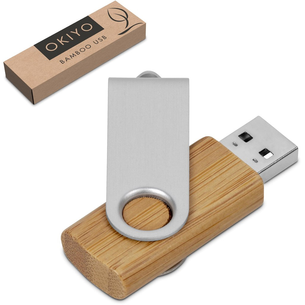 Okiyo Shimasu Bamboo Flash Drive - 8GB
